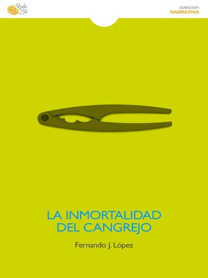 cover image of La inmortalidad del cangrejo